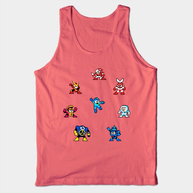 Megaman bosses Tank Top by Sharkshock